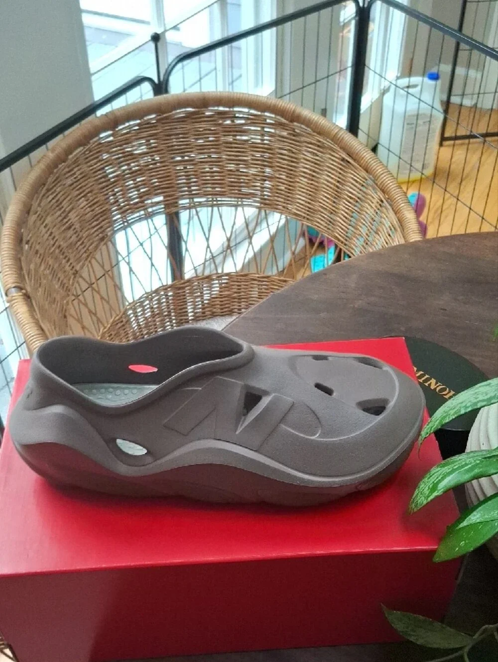 New Balance Men's Slip-On Clog in Gray